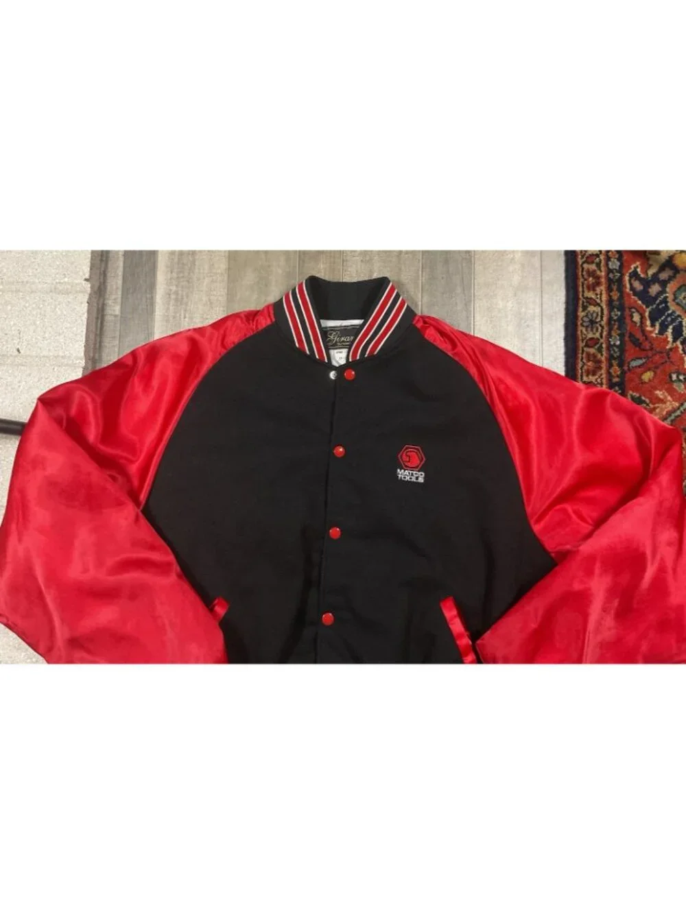 VTG Matco Tools Jacket Men’s Red Black Varsity Bomber Jacket 80s 90s USA XXL